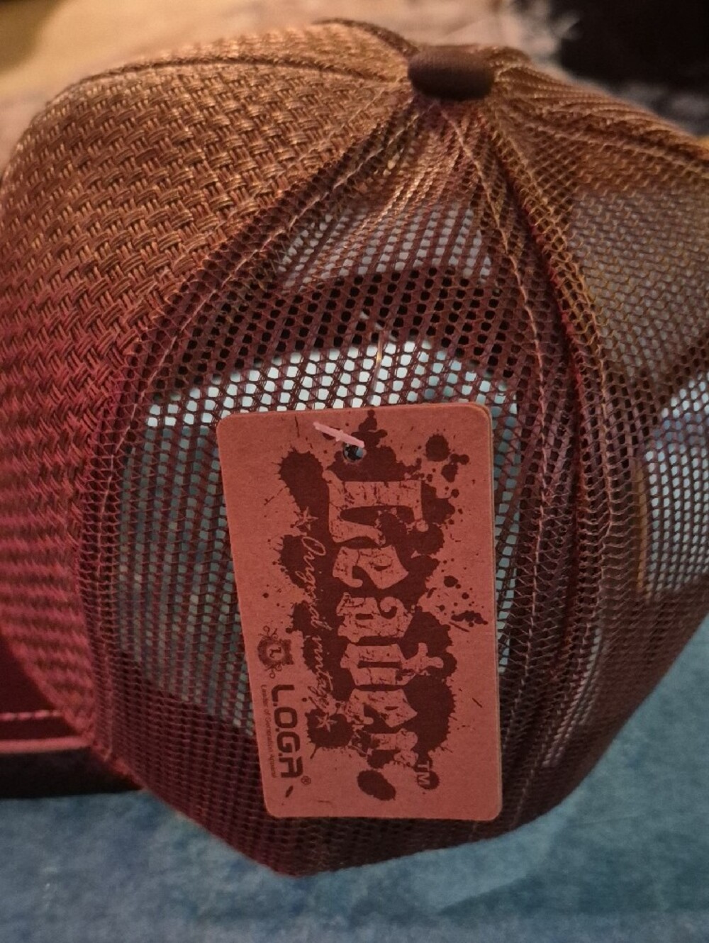 Dakine Brown Woven Trucker Cap with Rodeo Patch - Picture 8 of 10
